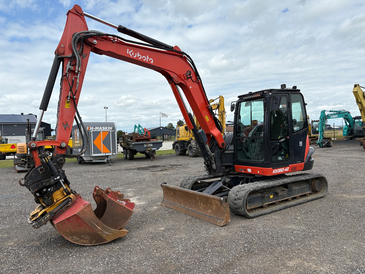 Kubota KX080-4 - Excavadora: foto 1 Kubota KX080-4 - Excavadora: foto 1