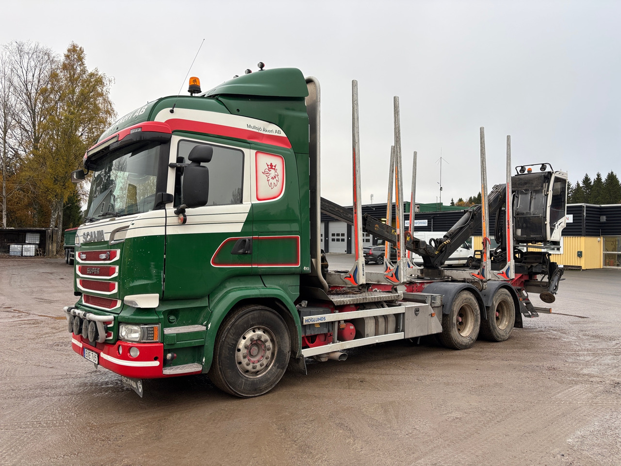 Scania R580 LB6X4 - Camión forestal, Camión grúa: foto 1 Scania R580 LB6X4 - Camión forestal, Camión grúa: foto 1