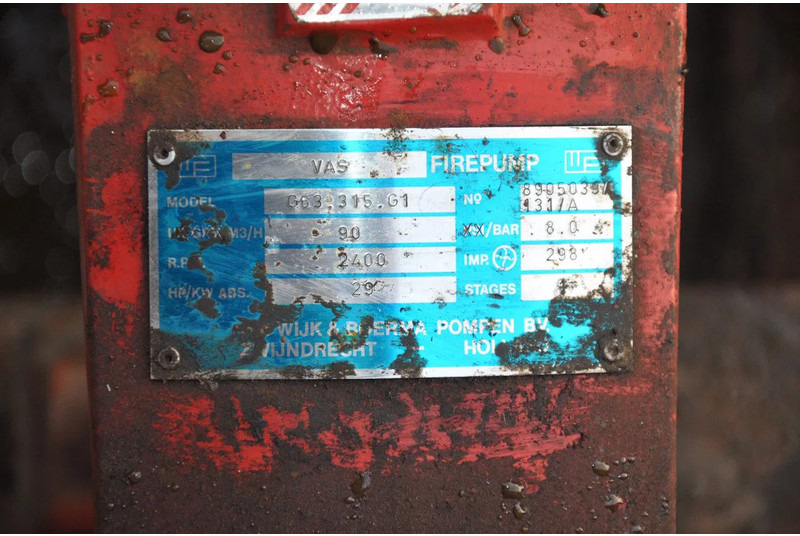 Diversen VAS FIREPUMP FORD MOTOR 90 M3 EN 8 BAR - Bomba de agua: foto 5 Diversen VAS FIREPUMP FORD MOTOR 90 M3 EN 8 BAR - Bomba de agua: foto 5