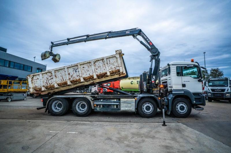 MAN TGS 32.420 BL + HIAB X-HIDUO 188/3x - Camión multibasculante, Camión grúa: foto 3 MAN TGS 32.420 BL + HIAB X-HIDUO 188/3x - Camión multibasculante, Camión grúa: foto 3