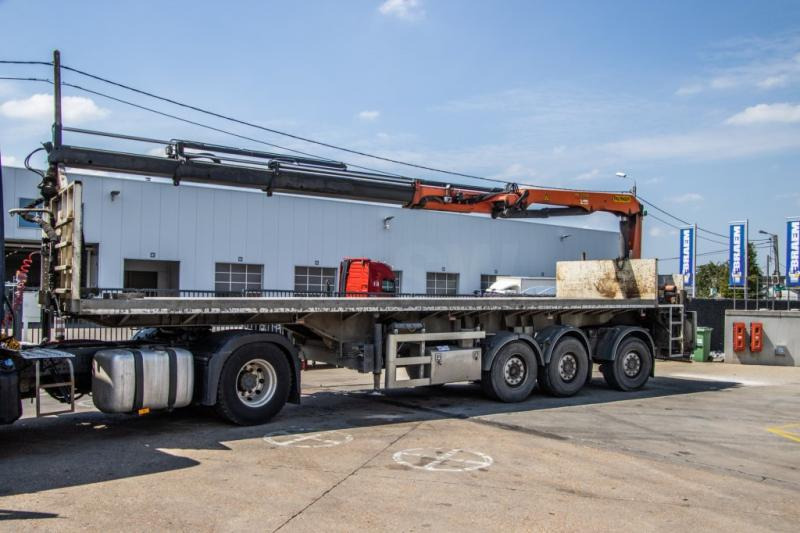SYSTEM TRAILER CRANE/KRAN/GRUE-PALFINGER 24T/M+3EXT - Semirremolque plataforma/ Caja abierta: foto 1 SYSTEM TRAILER CRANE/KRAN/GRUE-PALFINGER 24T/M+3EXT - Semirremolque plataforma/ Caja abierta: foto 1