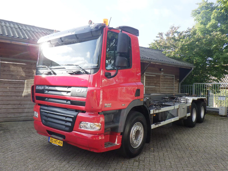 DAF CF 85 410 Euro 5 / Manual / Blad-Lucht / Boogie - Liftas / HTS Kabel / 9 T vooras / Airco - Camión con equipo de cable: foto 1 DAF CF 85 410 Euro 5 / Manual / Blad-Lucht / Boogie - Liftas / HTS Kabel / 9 T vooras / Airco - Camión con equipo de cable: foto 1