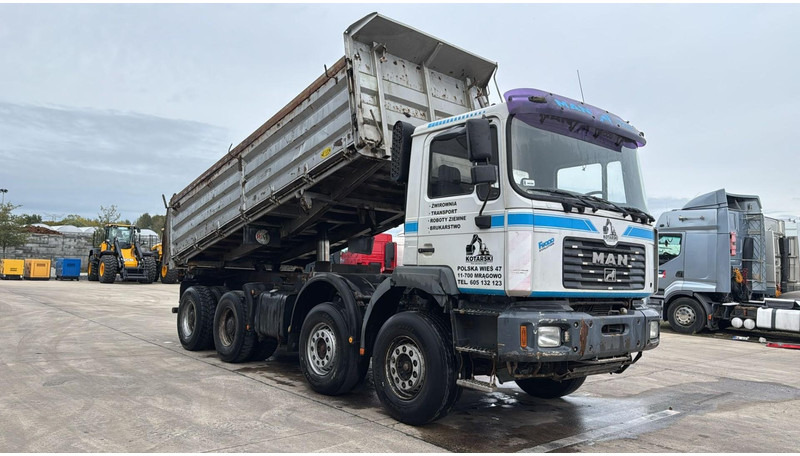 MAN 41.414 (6 CYLINDER / STEEL SUSP. / LAMES / BIG AXLE / GRAND PONT) - Camión volquete: foto 3 MAN 41.414 (6 CYLINDER / STEEL SUSP. / LAMES / BIG AXLE / GRAND PONT) - Camión volquete: foto 3