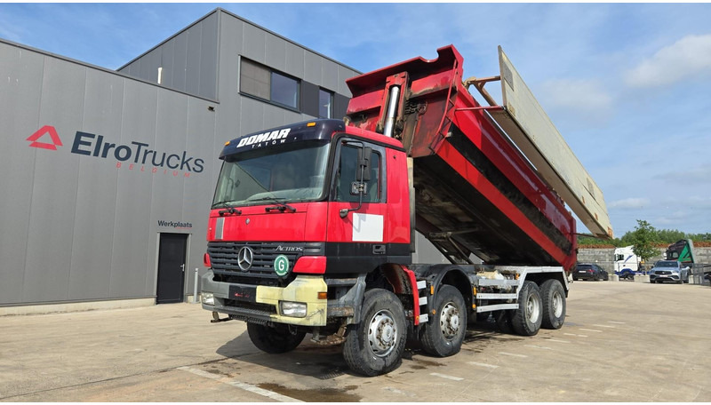 Mercedes-Benz Actros 4148 (8X8 / EPS / LAMES / GRAND PONT / V8 / COUVERTURE BENNE / GRAND BENNE !!!) - Camión volquete: foto 4 Mercedes-Benz Actros 4148 (8X8 / EPS / LAMES / GRAND PONT / V8 / COUVERTURE BENNE / GRAND BENNE !!!) - Camión volquete: foto 4