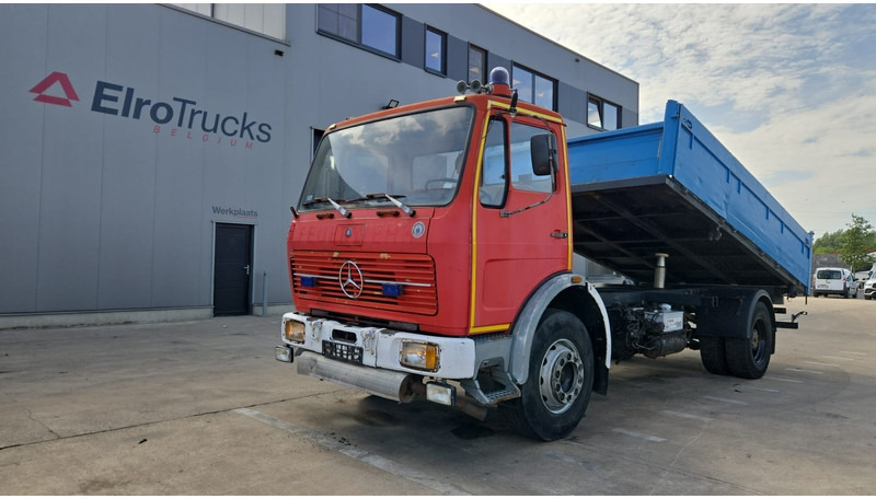 Mercedes-Benz SK 1624 (V8 / LAMES / GRAND PONT / STEEL SUSP. / BIG AXLE) - Camión volquete: foto 1 Mercedes-Benz SK 1624 (V8 / LAMES / GRAND PONT / STEEL SUSP. / BIG AXLE) - Camión volquete: foto 1