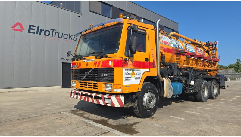 Volvo FL 10 - 320 (10500L + 1500L / 10 TYRES FULL STEEL / HIGH PRESSURE + VACUUM / POMPE MANUELLE / MANUAL PUMP) - Limpieza de alcantarillado: foto 1 Volvo FL 10 - 320 (10500L + 1500L / 10 TYRES FULL STEEL / HIGH PRESSURE + VACUUM / POMPE MANUELLE / MANUAL PUMP) - Limpieza de alcantarillado: foto 1