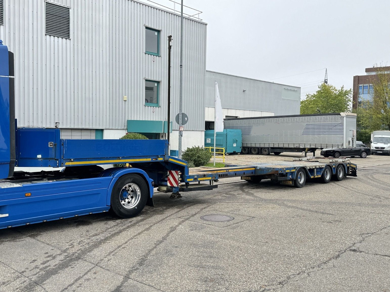 Doll S3L Tele-Tieflader+3,3m Radmulden Lift Lenkachse - Semirremolque góndola rebajadas: foto 1 Doll S3L Tele-Tieflader+3,3m Radmulden Lift Lenkachse - Semirremolque góndola rebajadas: foto 1