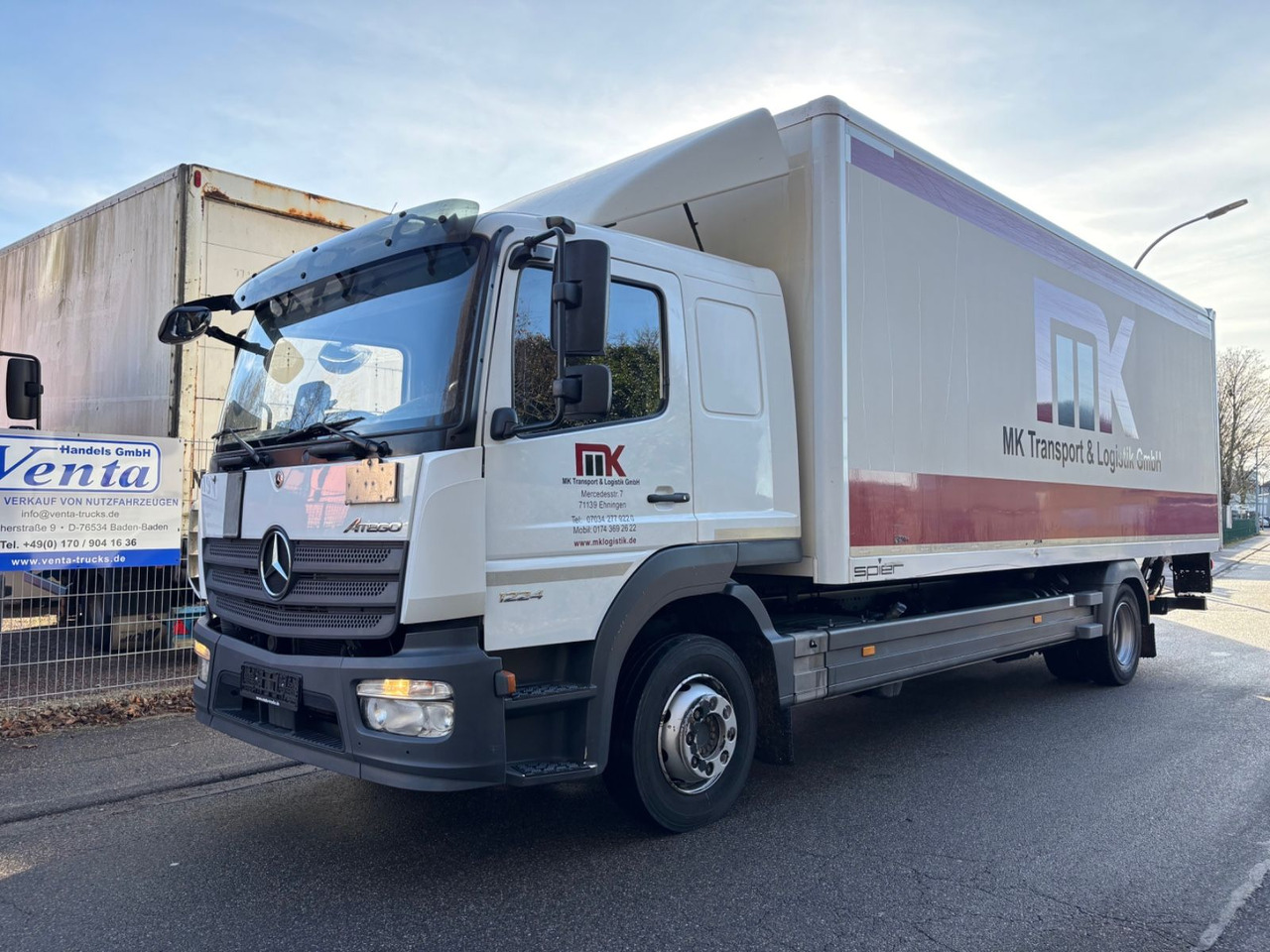 Mercedes-Benz Atego III 1224L, Euro-6, Klima, LBW - Camión caja cerrada: foto 1 Mercedes-Benz Atego III 1224L, Euro-6, Klima, LBW - Camión caja cerrada: foto 1