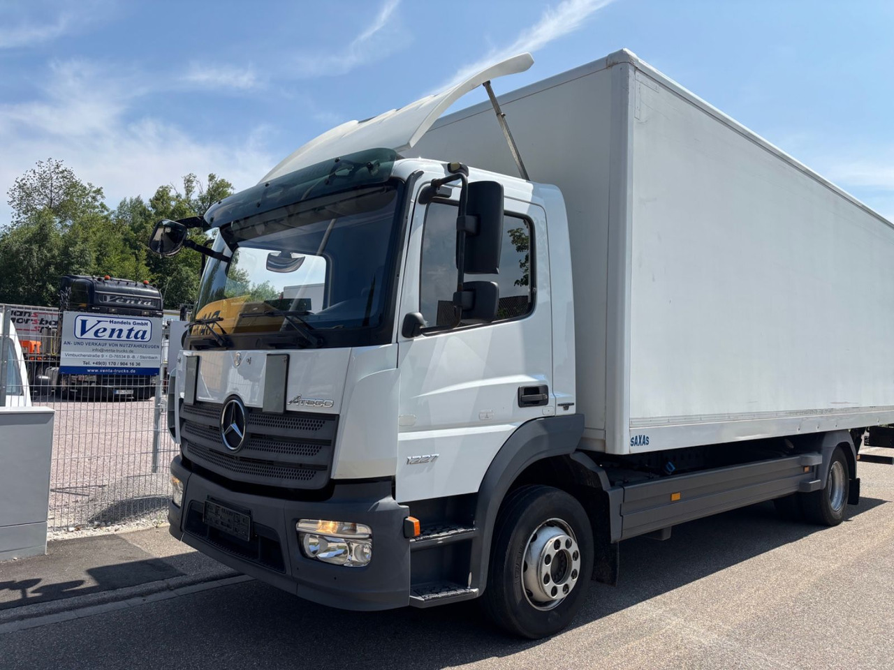 Mercedes-Benz Atego III 1227L, Euro-6 Klima, LBW - Camión caja cerrada: foto 1 Mercedes-Benz Atego III 1227L, Euro-6 Klima, LBW - Camión caja cerrada: foto 1