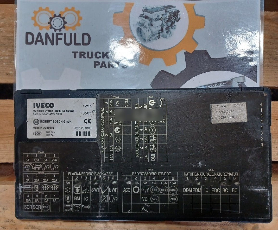 Bosch 41221000 IVECO Stralis truck - Unidad de control para Camión: foto 1 Bosch 41221000 IVECO Stralis truck - Unidad de control para Camión: foto 1