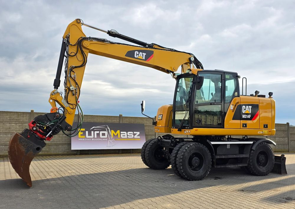 Caterpillar M314F, 2016 ROK, GŁOWICA ROTOTILT, 4400 MTH - Excavadora de ruedas: foto 2 Caterpillar M314F, 2016 ROK, GŁOWICA ROTOTILT, 4400 MTH - Excavadora de ruedas: foto 2