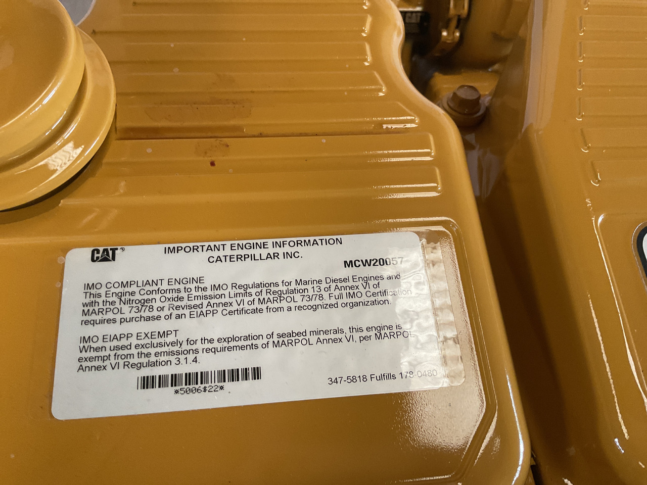 Caterpillar C15 Acert - Motor: foto 3 Caterpillar C15 Acert - Motor: foto 3