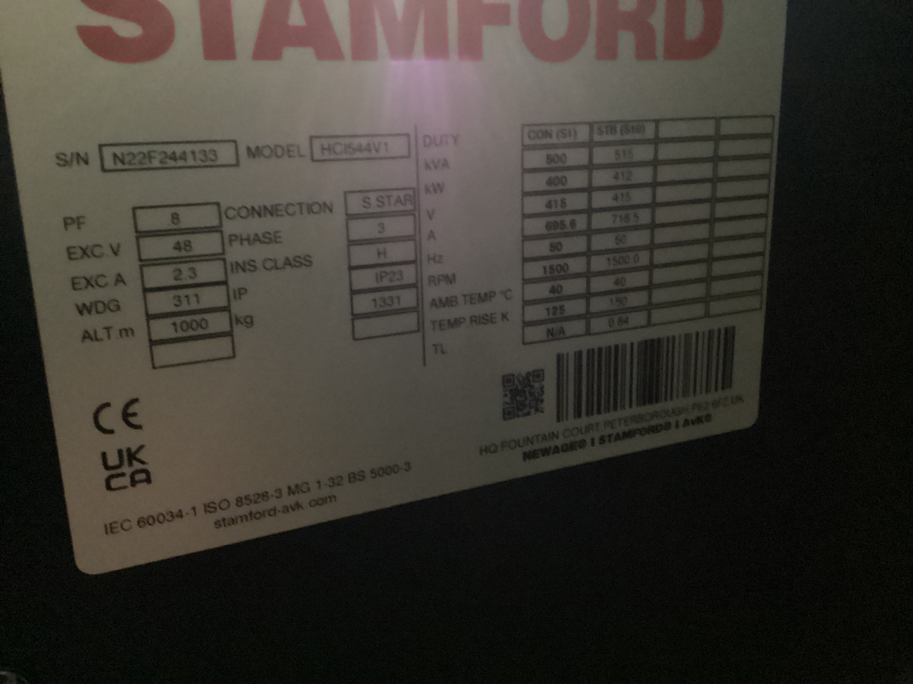 Volvo 515KVA generatorset Kohler. Brand New. - Generador industriale: foto 5 Volvo 515KVA generatorset Kohler. Brand New. - Generador industriale: foto 5