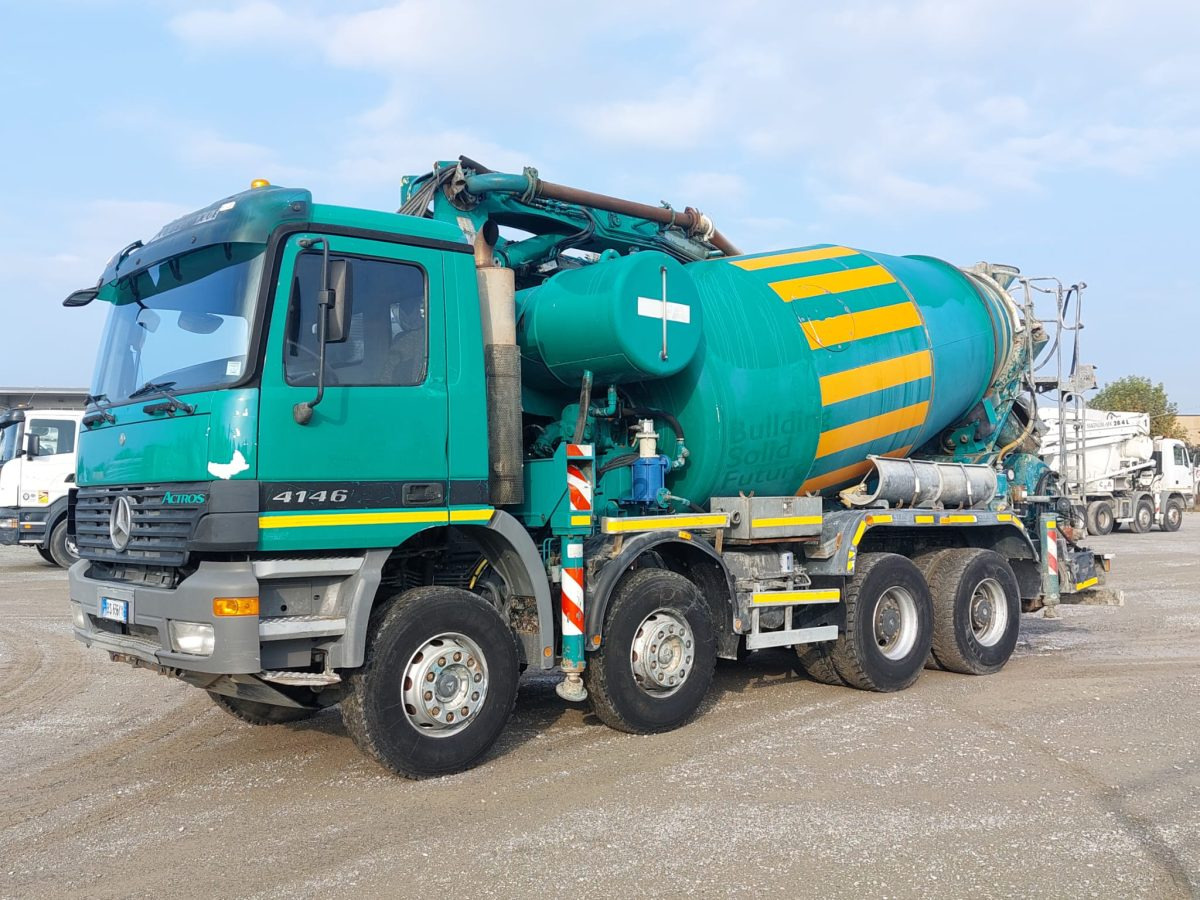 MERCEDES ACTROS 4146 CIFA MK28.4 - Camión hormigonera con bomba: foto 4 MERCEDES ACTROS 4146 CIFA MK28.4 - Camión hormigonera con bomba: foto 4