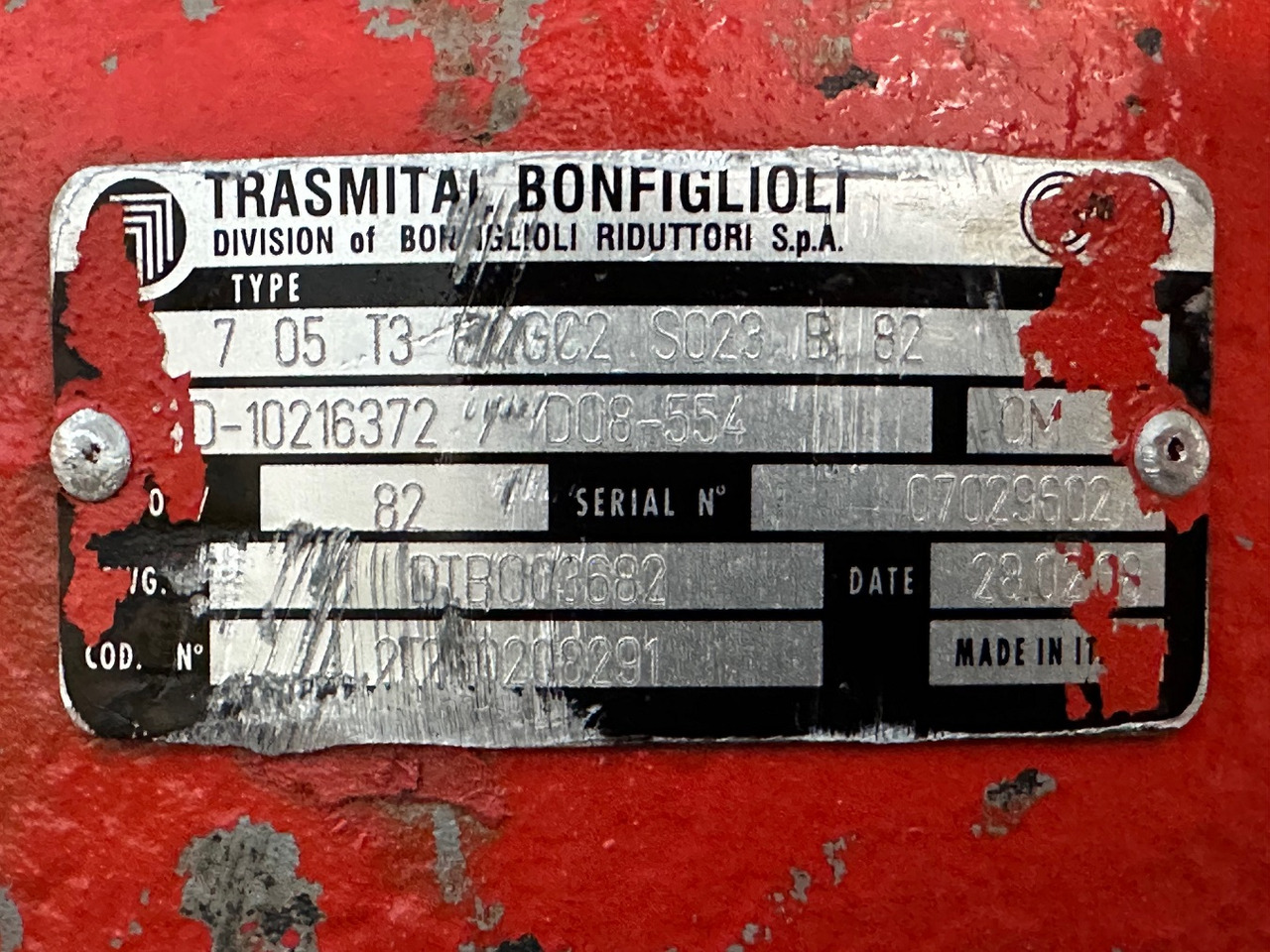 Caja de cambios y piezas Liebherr - Bonfiglioli Drehwerksgetriebe SPF mit ID-Nr.10216372. LTM 1055-1, LTM 1055-3-1-076 bis LTM 1055-3-1-121, LTM 1055-3-2-000 bis LTM1055-3-2-031. #10216372.7029602#: foto 33