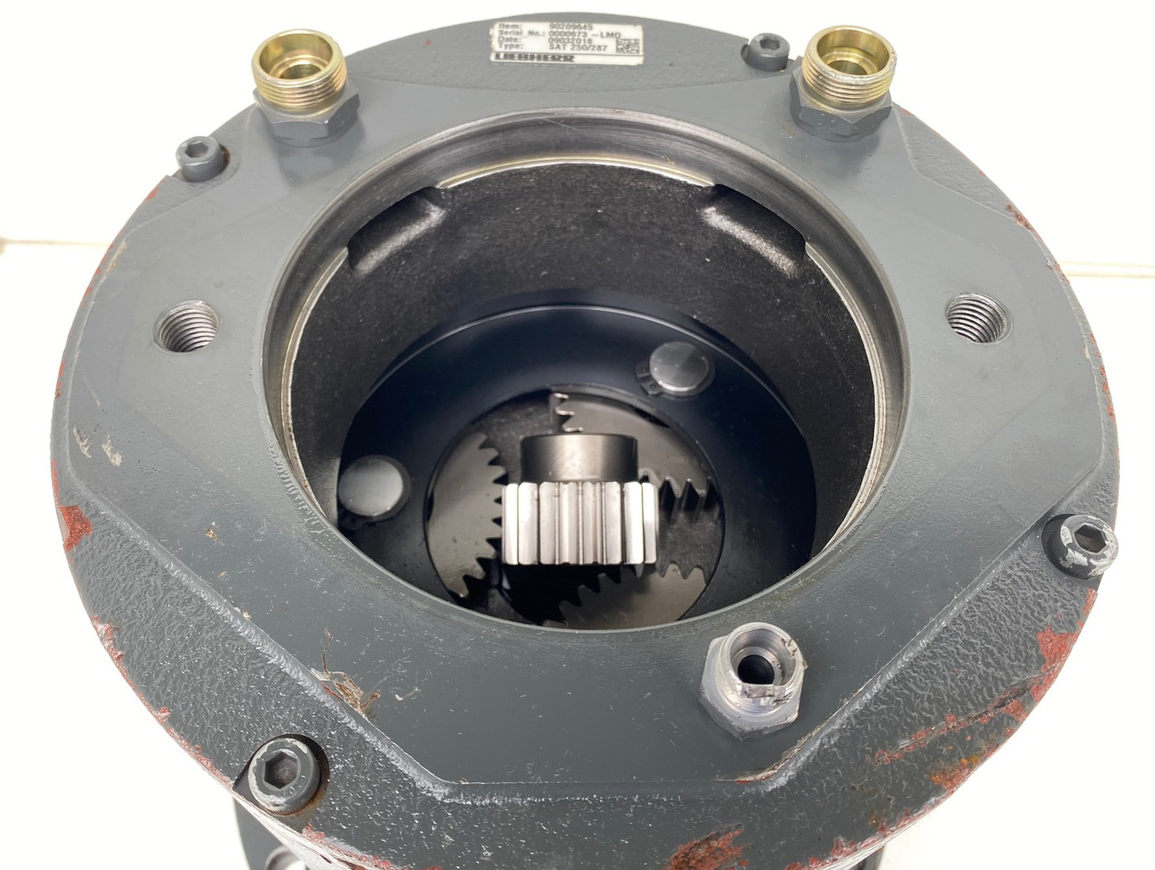 Reductor de giro para Excavadora de ruedas Liebherr Schwenkantrieb SAT250/287, ID-Nr.90209645: foto 9