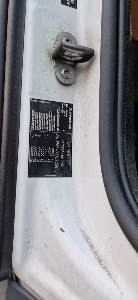 Cabeza tractora Mercedes Benz Actros 1842 4x2  (Nr. 5952): foto 7