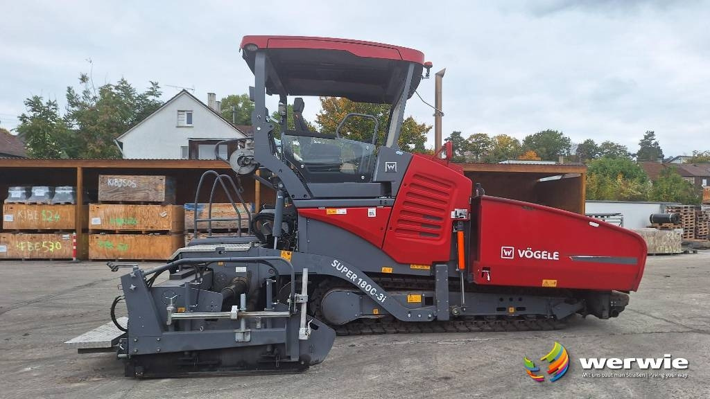 Vögele SUPER 1800-3i - Pavimentadora de asfalto: foto 1 Vögele SUPER 1800-3i - Pavimentadora de asfalto: foto 1