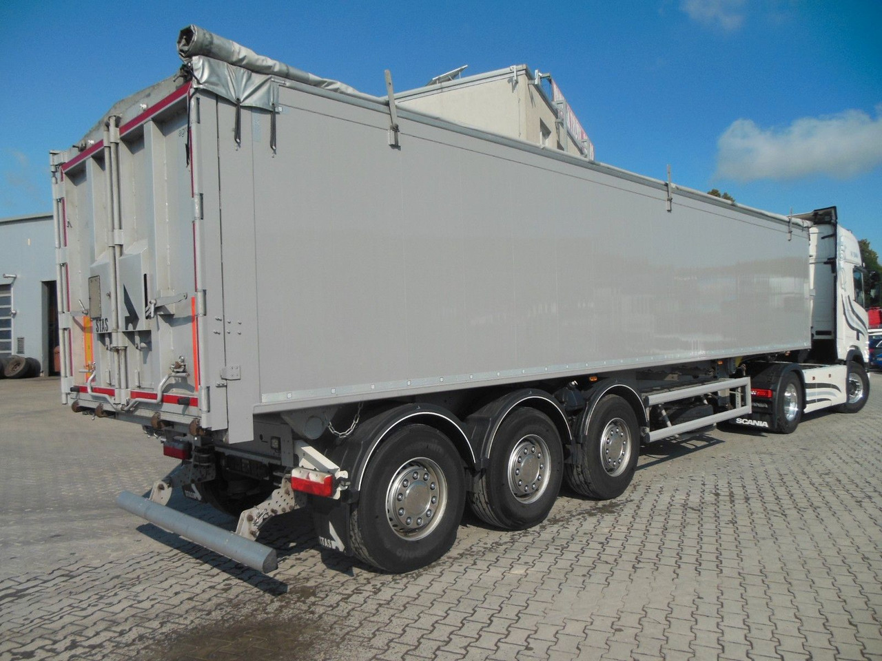 Stas S300CX, 49m3, ADR, 9 TONE ACHSEN,WIE NEUE-TOP!!! - Semirremolque volquete: foto 4 Stas S300CX, 49m3, ADR, 9 TONE ACHSEN,WIE NEUE-TOP!!! - Semirremolque volquete: foto 4