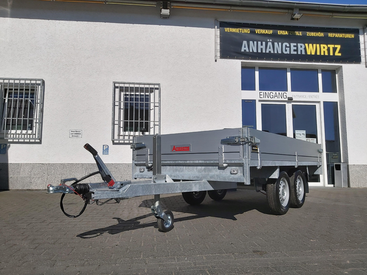 Anssems Hochlader PSX - S 2000 305x153x30cm (M) 2000kg - Remolque caja abierta: foto 1 Anssems Hochlader PSX - S 2000 305x153x30cm (M) 2000kg - Remolque caja abierta: foto 1