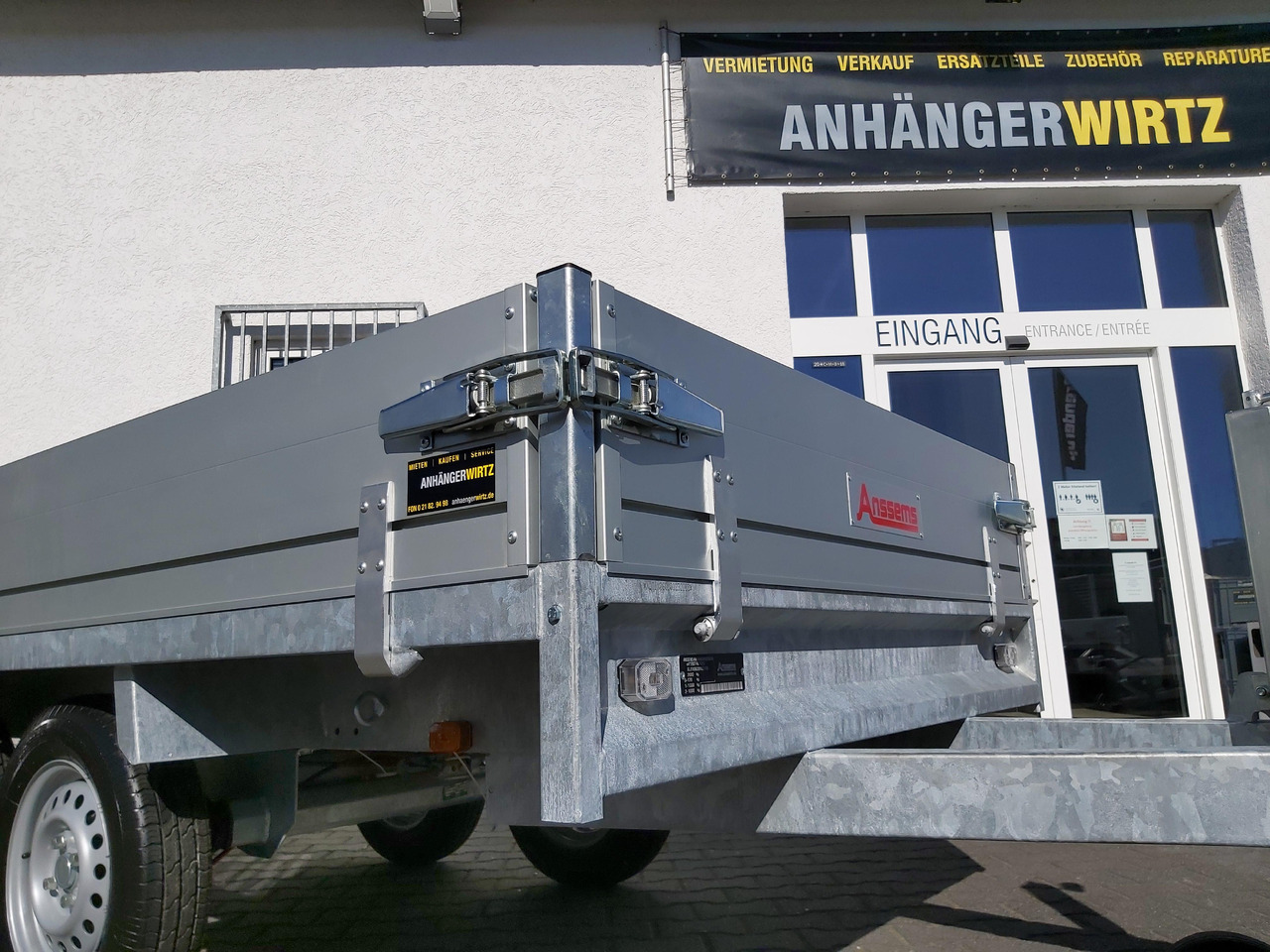 Anssems Hochlader PSX - S 2500 305x153x30cm (M) 2500kg preorder Aktion online - Remolque caja abierta: foto 4 Anssems Hochlader PSX - S 2500 305x153x30cm (M) 2500kg preorder Aktion online - Remolque caja abierta: foto 4