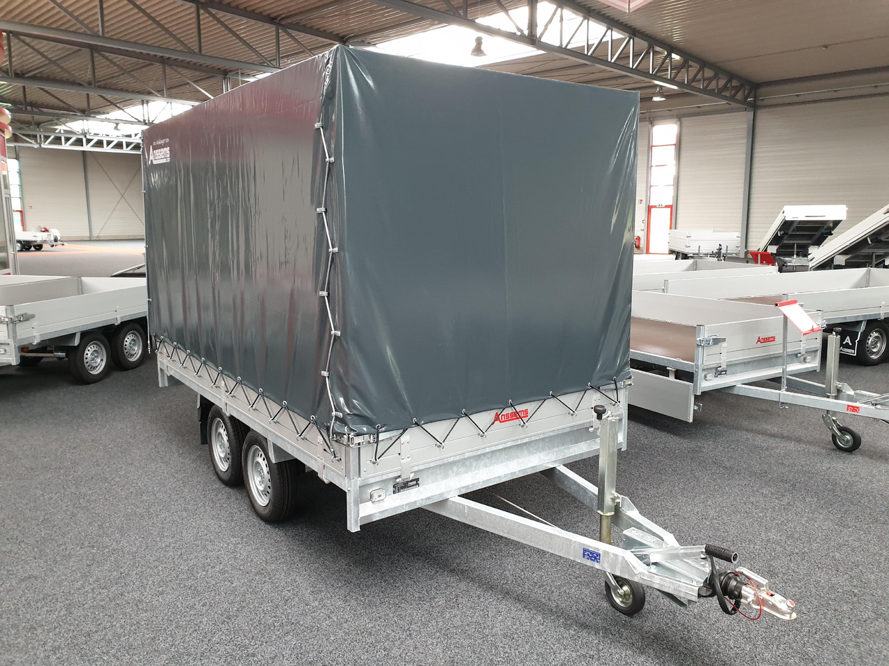 Anssems Hochlader PSX - S 3000 325x178x30cm 180cm Hochplane grau (L) 3000kg Aktion - Remolque con toldo: foto 3 Anssems Hochlader PSX - S 3000 325x178x30cm 180cm Hochplane grau (L) 3000kg Aktion - Remolque con toldo: foto 3