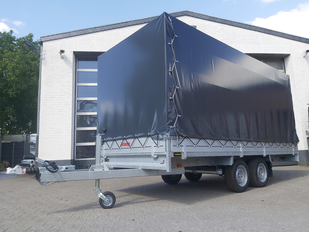 Anssems Hochlader PSX - S 3000 405x178x30cm 180cm Hochplane grau (XL) 3000kg Aktion - Remolque con toldo: foto 5 Anssems Hochlader PSX - S 3000 405x178x30cm 180cm Hochplane grau (XL) 3000kg Aktion - Remolque con toldo: foto 5