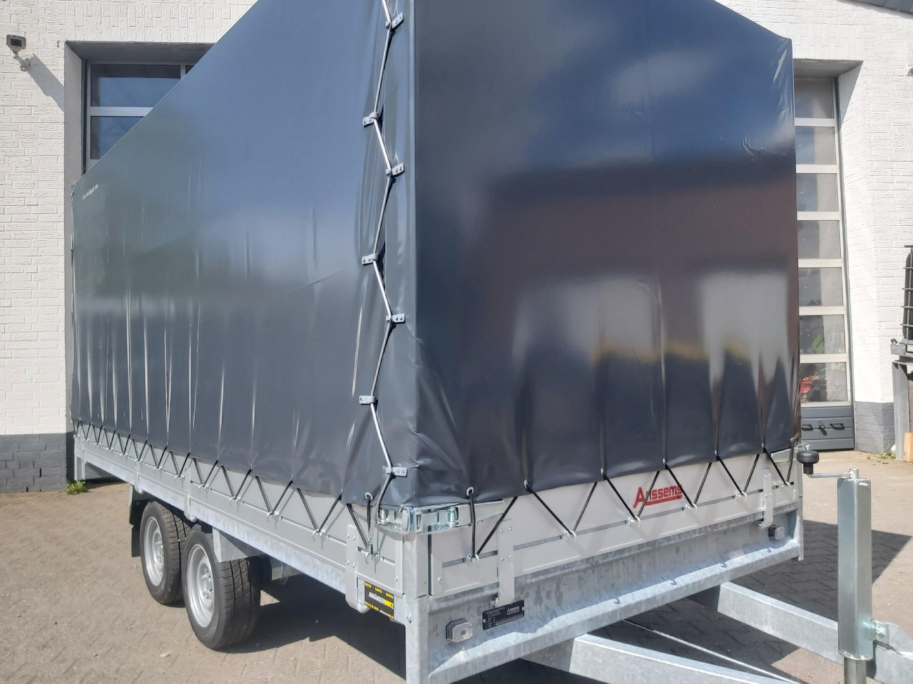 Anssems Hochlader PSX - S 3000 405x178x30cm 180cm Hochplane grau (XL) 3000kg Aktion - Remolque con toldo: foto 3 Anssems Hochlader PSX - S 3000 405x178x30cm 180cm Hochplane grau (XL) 3000kg Aktion - Remolque con toldo: foto 3