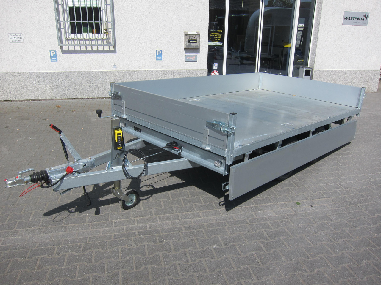 Anssems Kipper KSX 3000 Elektrisch 305x178x30cm Stahlboden niedrig Fahrgestell 3000kg online Aktion - Remolque volquete: foto 4 Anssems Kipper KSX 3000 Elektrisch 305x178x30cm Stahlboden niedrig Fahrgestell 3000kg online Aktion - Remolque volquete: foto 4