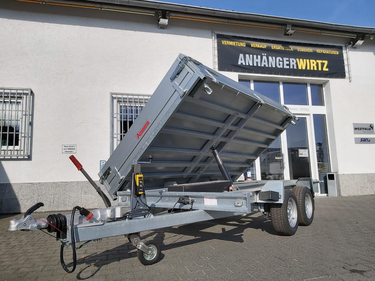 Anssems Kipper KSX 3500 Elektrisch 305x178x35cm Stahlboden niedrig Fahrgestell 3500kg - Remolque volquete: foto 4 Anssems Kipper KSX 3500 Elektrisch 305x178x35cm Stahlboden niedrig Fahrgestell 3500kg - Remolque volquete: foto 4