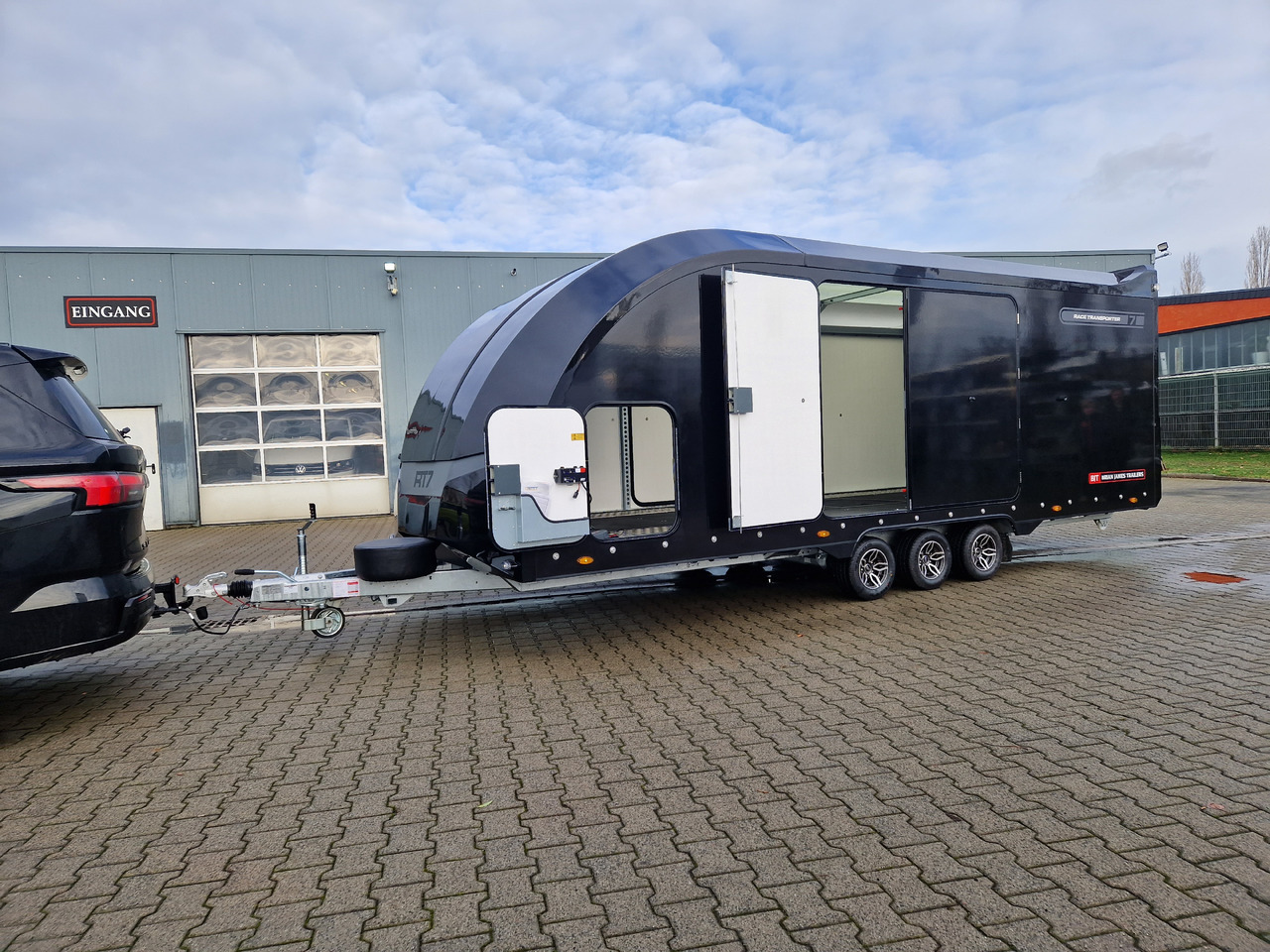 BJT Race Transporter 7 397-6023-35-3-10-B 600x228x189cm black Alufelgen Tridem 3500kg - Remolque portavehículos: foto 5 BJT Race Transporter 7 397-6023-35-3-10-B 600x228x189cm black Alufelgen Tridem 3500kg - Remolque portavehículos: foto 5
