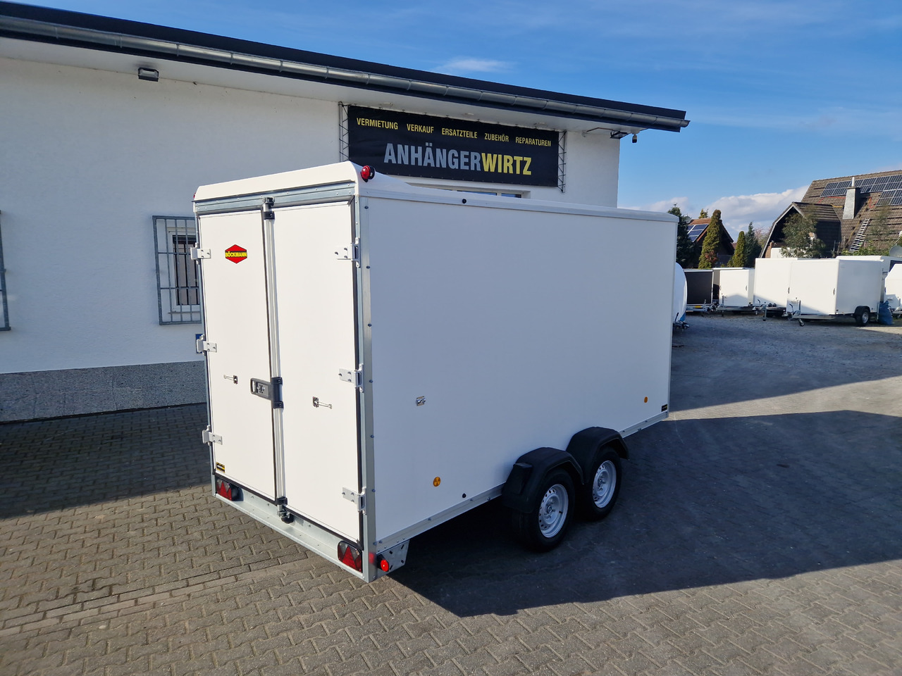 Remolque caja cerrada Böckmann Koffer KT 4018/27 H weiß 400x185x202cm (XL) 2700kg Modell 2024: foto 7