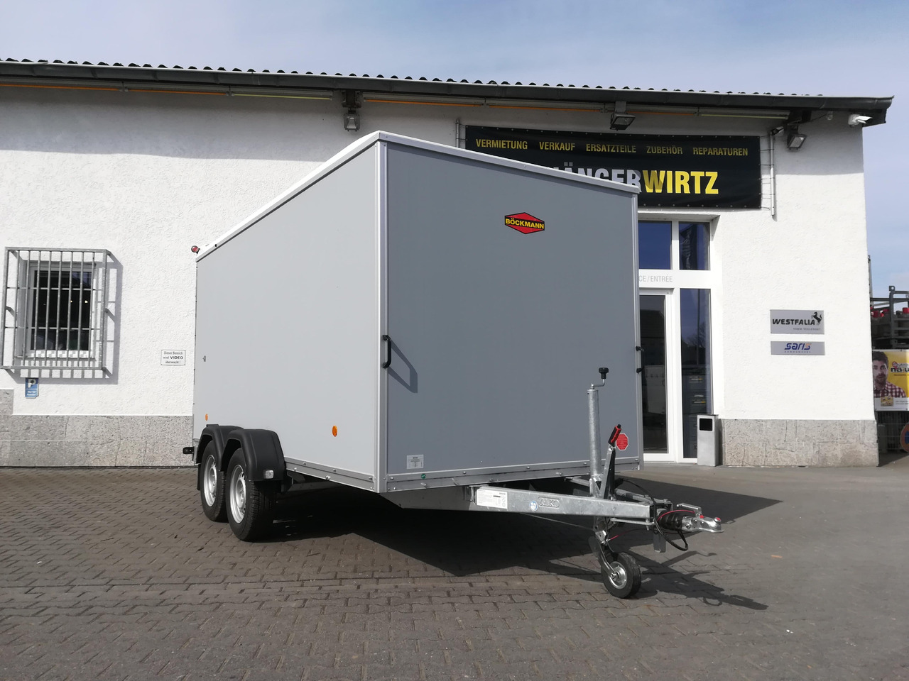 Böckmann Koffer KT 4018/27 M grau 400x185x182cm (XL) 2700kg - Remolque caja cerrada: foto 3 Böckmann Koffer KT 4018/27 M grau 400x185x182cm (XL) 2700kg - Remolque caja cerrada: foto 3