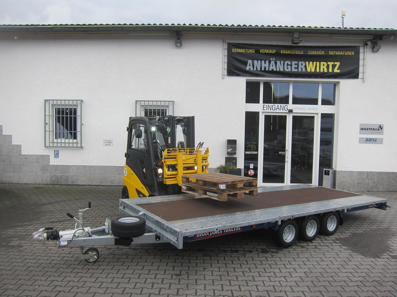 Brian James Trailer CarGO Connect 500x225cm Plateau Tridem 10" 3500kg 22 - Remolque caja abierta: foto 4 Brian James Trailer CarGO Connect 500x225cm Plateau Tridem 10" 3500kg 22 - Remolque caja abierta: foto 4