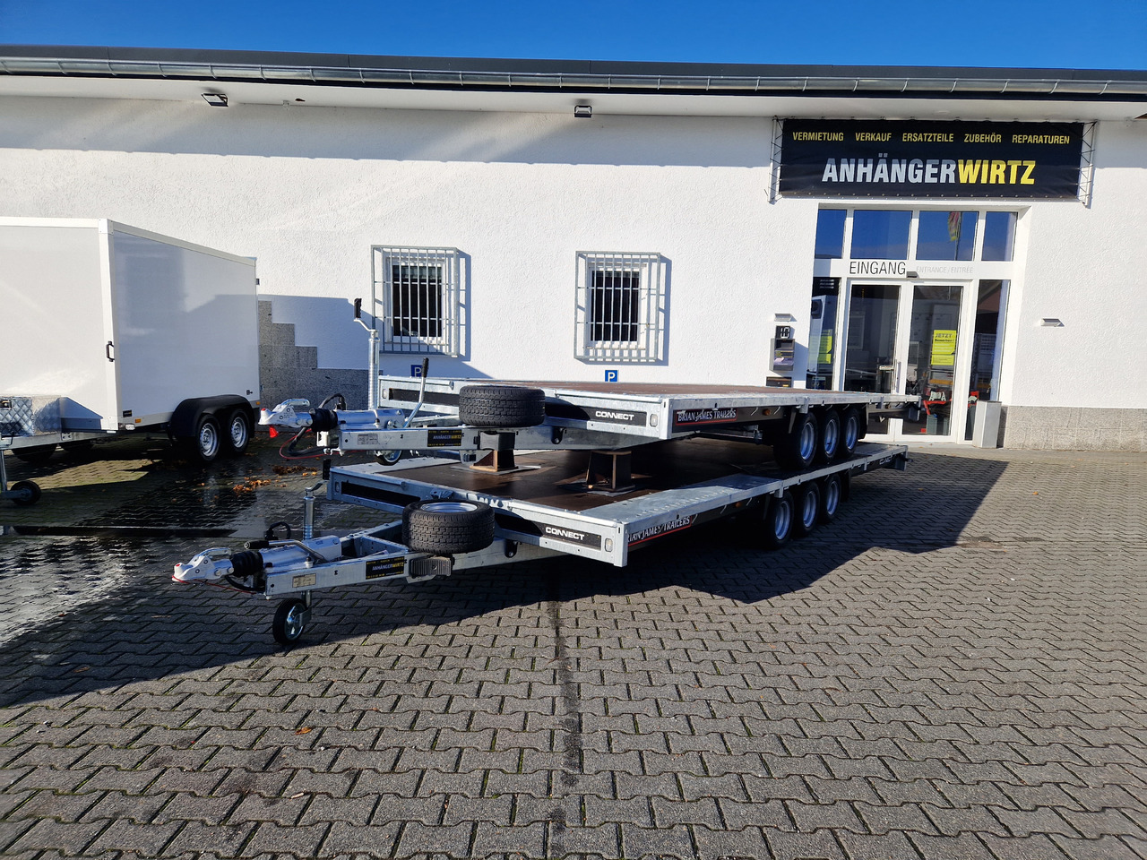 Brian James Trailer Connect 550x229cm blackline Plattform Tridem 10" 3500kg (XXL) - Remolque caja abierta: foto 2 Brian James Trailer Connect 550x229cm blackline Plattform Tridem 10" 3500kg (XXL) - Remolque caja abierta: foto 2