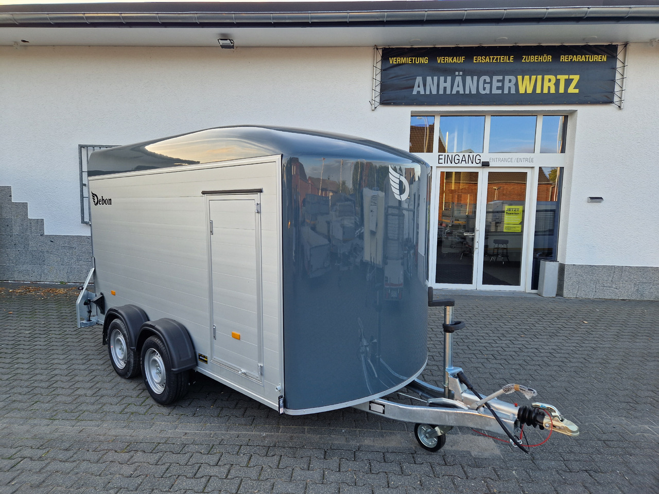 Cargo Roadster 500 XL 365x166x198cm Alu Poly irongrey Seitentür 2600kg Pullman 100km/H Modell 09.24 - Remolque de coche: foto 2 Cargo Roadster 500 XL 365x166x198cm Alu Poly irongrey Seitentür 2600kg Pullman 100km/H Modell 09.24 - Remolque de coche: foto 2