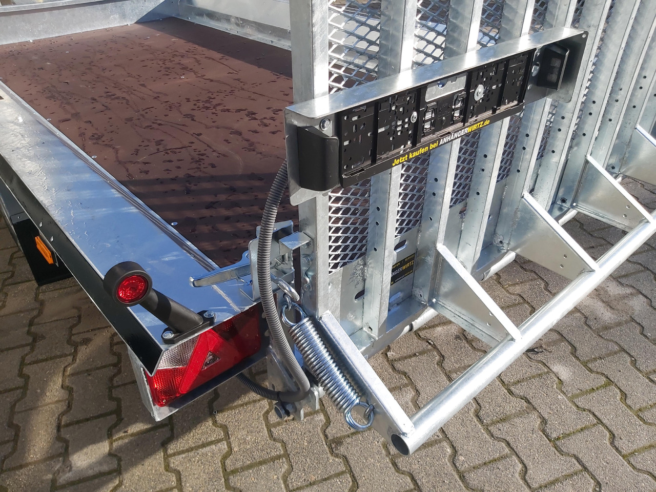 Remolque porta maquinaria Martz Maschinentransporter BUILDER XL Bau-3 3500/3 400x180x30cm Auffahrklappe Tridem (XL) 3500kg: foto 8 Remolque porta maquinaria Martz Maschinentransporter BUILDER XL Bau-3 3500/3 400x180x30cm Auffahrklappe Tridem (XL) 3500kg: foto 8