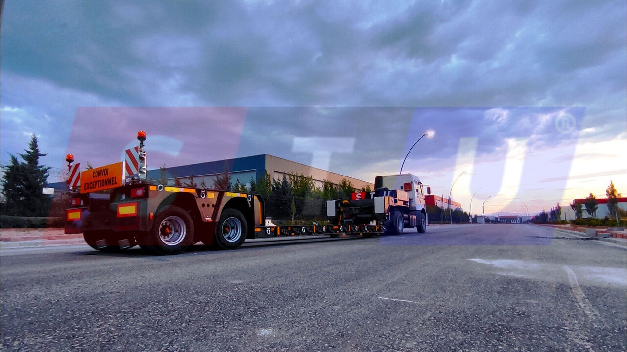 Semirremolque góndola rebajadas nuevo STU 2 Axle Extendable Low Loader: foto 16