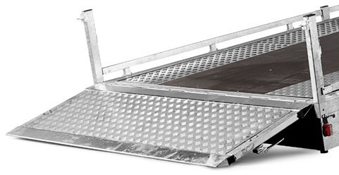 Brenderup 6520 Alu, 65203500, Hochlader kippbar 3,5 t. 5080x2050x100mm - Remolque de coche: foto 2 Brenderup 6520 Alu, 65203500, Hochlader kippbar 3,5 t. 5080x2050x100mm - Remolque de coche: foto 2