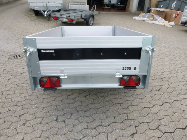 Brenderup Tieflader 2205AUB750 Alu 2030 x 1280 x 400 mm - Remolque de coche: foto 4 Brenderup Tieflader 2205AUB750 Alu 2030 x 1280 x 400 mm - Remolque de coche: foto 4