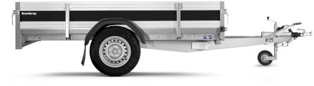 Brenderup Tieflader 2260AUB750 Alu, 0,75 to. 2580x1280x400mm - Remolque de coche: foto 3 Brenderup Tieflader 2260AUB750 Alu, 0,75 to. 2580x1280x400mm - Remolque de coche: foto 3