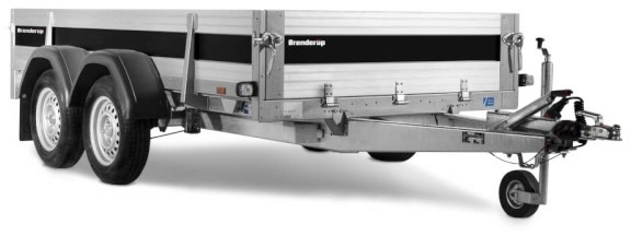 Brenderup Tieflader 2300ATB2000 Alu, 2,0 to. 3010x1530x400mm - Remolque de coche: foto 1 Brenderup Tieflader 2300ATB2000 Alu, 2,0 to. 3010x1530x400mm - Remolque de coche: foto 1