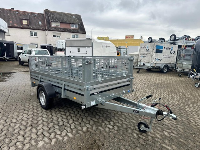 Brenderup Tieflader 2300S Stahl Laubgitter, 1,3 to. 3010x1530x400mm - Remolque de coche: foto 1 Brenderup Tieflader 2300S Stahl Laubgitter, 1,3 to. 3010x1530x400mm - Remolque de coche: foto 1