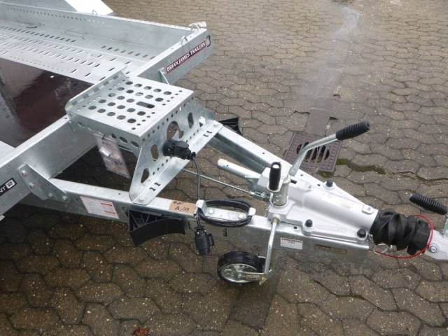 Brian James Cargo Digger Plant 2 Baumaschinenanhänger 543-2813-27-2-13, 2800 x 1300 mm, 2,7 to. - Remolque porta maquinaria: foto 3 Brian James Cargo Digger Plant 2 Baumaschinenanhänger 543-2813-27-2-13, 2800 x 1300 mm, 2,7 to. - Remolque porta maquinaria: foto 3