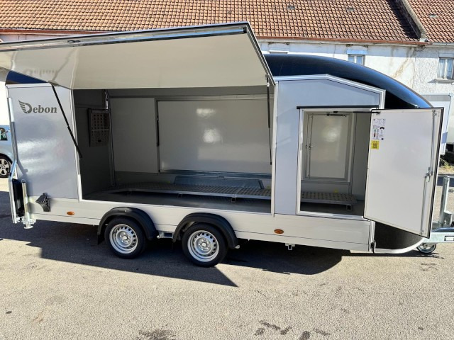 Cheval Liberte Debon Roadster 1000 Sandwich 3500 kg, 100 km/h, 495x200x202cm - Remolque caja cerrada: foto 1 Cheval Liberte Debon Roadster 1000 Sandwich 3500 kg, 100 km/h, 495x200x202cm - Remolque caja cerrada: foto 1