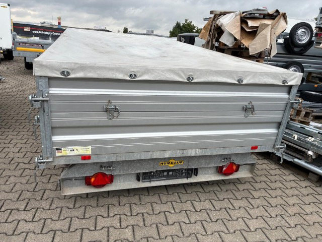 Humbaur 3-Seitenkipper HTK 3500.41 Alu mit BW-Aufsatz, 4100 x 2100 x 350 mm, 3,5 to. - Remolque volquete: foto 3 Humbaur 3-Seitenkipper HTK 3500.41 Alu mit BW-Aufsatz, 4100 x 2100 x 350 mm, 3,5 to. - Remolque volquete: foto 3