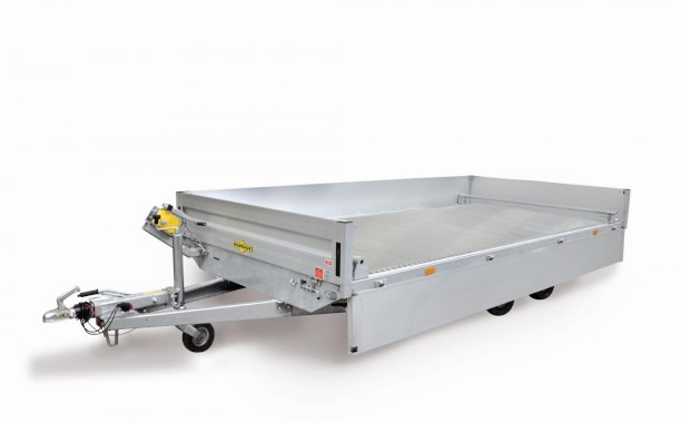 Humbaur Autotransportanhänger Universal 3500, 4000 x 2030 mm, 3,5 to. - Remolque portavehículos: foto 4 Humbaur Autotransportanhänger Universal 3500, 4000 x 2030 mm, 3,5 to. - Remolque portavehículos: foto 4