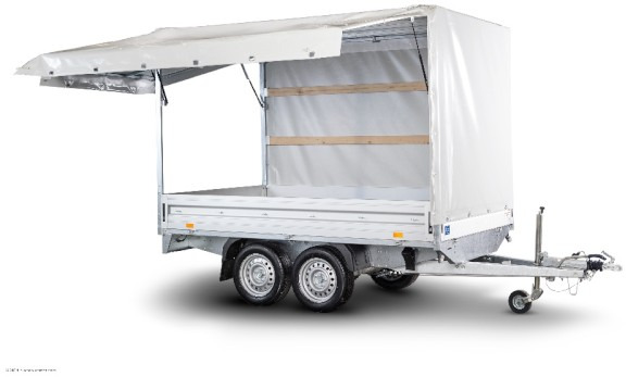 Humbaur HT 253118 Hochlader 2,5 to. mit Aussteller - Remolque venta ambulante: foto 3 Humbaur HT 253118 Hochlader 2,5 to. mit Aussteller - Remolque venta ambulante: foto 3