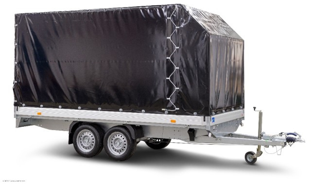 Humbaur HT 254118 Hochlader mit Plane 4100x1850x350mm - Remolque de coche: foto 2 Humbaur HT 254118 Hochlader mit Plane 4100x1850x350mm - Remolque de coche: foto 2