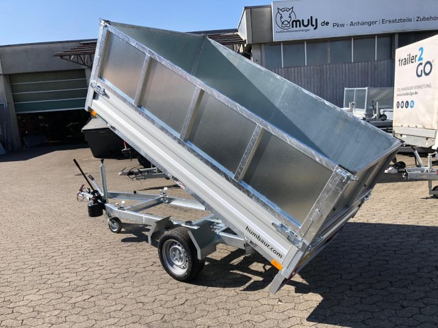 Humbaur HUK 152715 Heckkipper Blechaufsatz 1,5 t. 2680 x 1500 x 300mm - Remolque volquete: foto 1 Humbaur HUK 152715 Heckkipper Blechaufsatz 1,5 t. 2680 x 1500 x 300mm - Remolque volquete: foto 1
